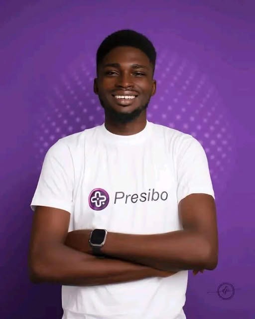 Jerry Nwobodo in Presibo T-Shirt